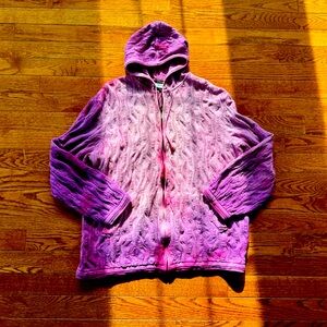Custom Colored Coogi Zip-Up Hoodie – Vibrant and Unique Knitwear